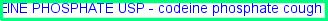 Amarillo codeine phosphate